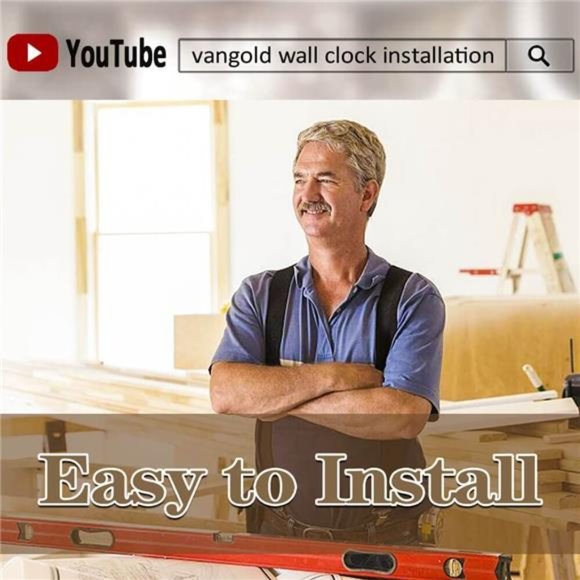 Large DIY Wall Clock Modern 3D Wall Clock with Mirror Numbers Stickers - Picture 5 of 6